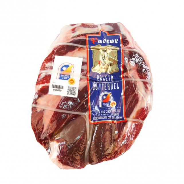 Paleta de Teruel DOP. Deshuesada | 100% Natural | Jamones Pastor