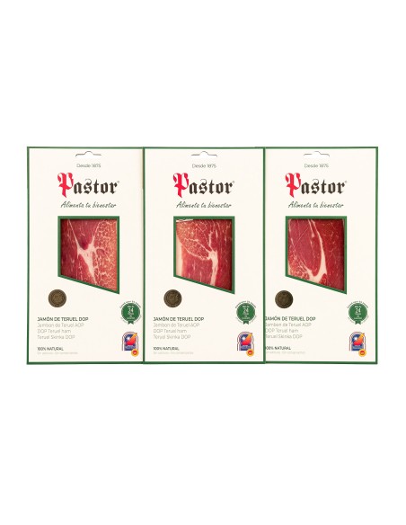 Jamón de Teruel DOP. loncheado | 100% Natural | Jamones Pastor