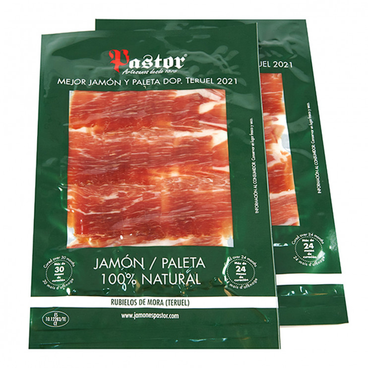 Paleta de Teruel cortada a cuchillo | 100% Natural | Jamones Pastor 2