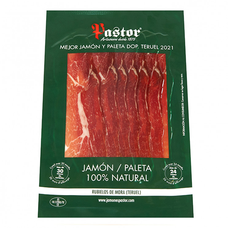 Jamón de Teruel DOP. loncheado | 100% Natural | Jamones Pastor