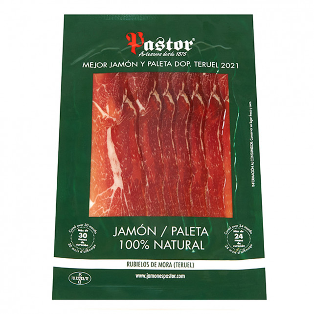 Jamón de Teruel DOP. loncheado | 100% Natural | Jamones Pastor