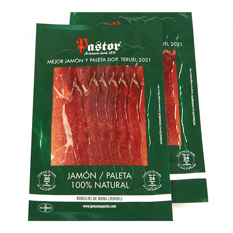 Jamón de Teruel DOP. loncheado | 100% Natural | Jamones Pastor 2