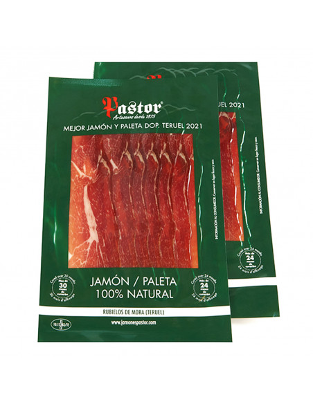 Jamón de Teruel DOP. loncheado | 100% Natural | Jamones Pastor